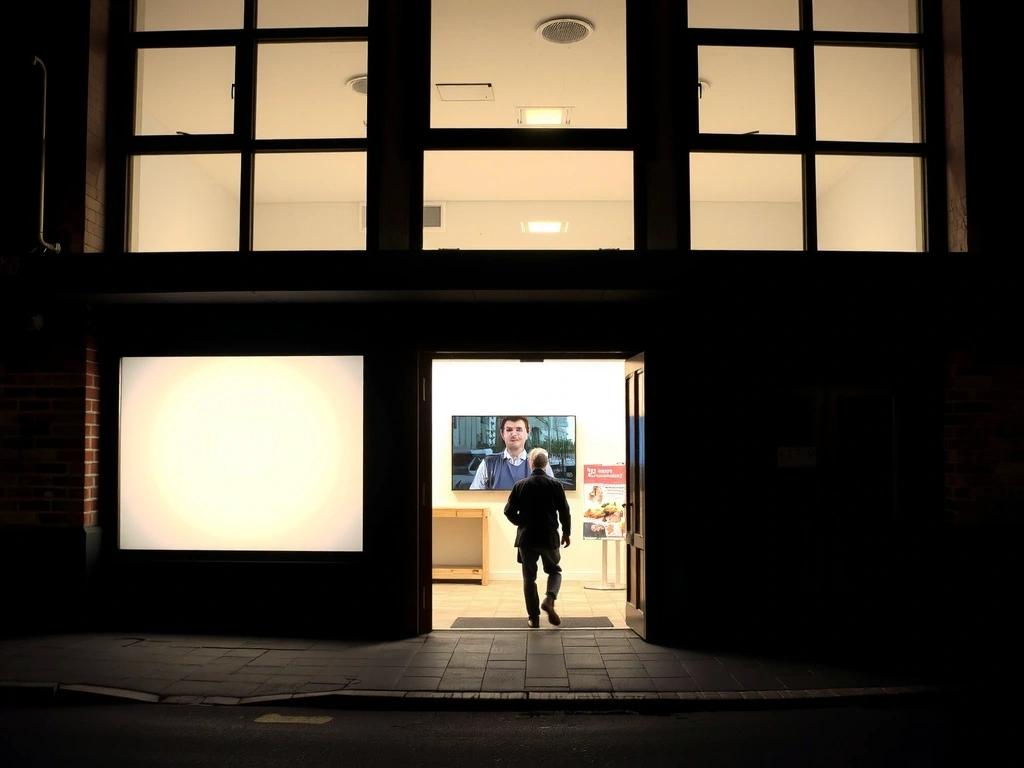 Vchod do budovy Vitalniy v Karlíně