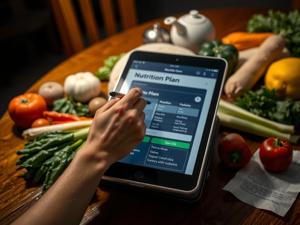 Plánování na tabletu